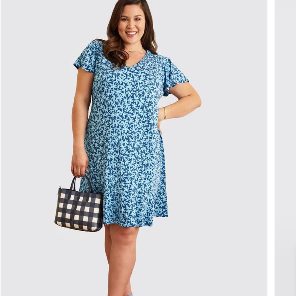 Last Chance! NWT Draper James Flutter Sleeve Dress